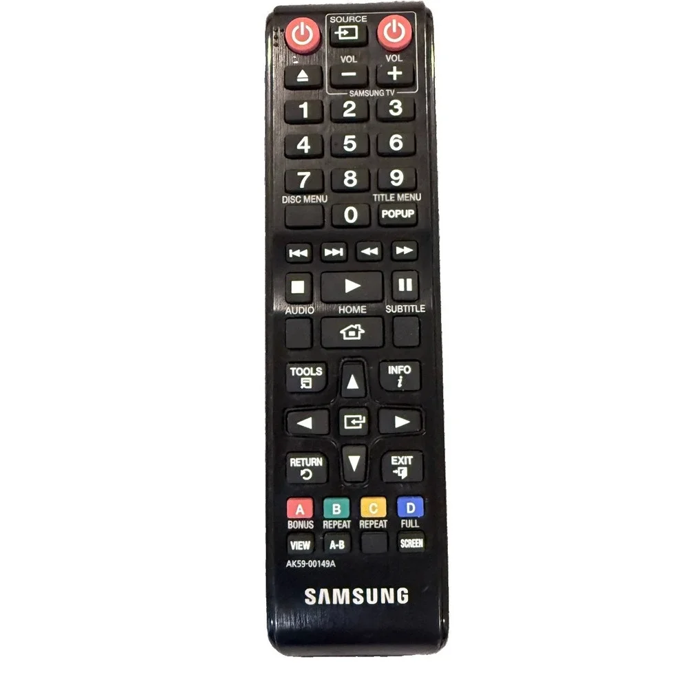 Samsung Remote Control AK59-00149A for BD-F5100 BD-H5100 Blu-Ray Player OEM